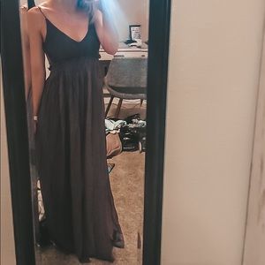 Gray Maxi dress